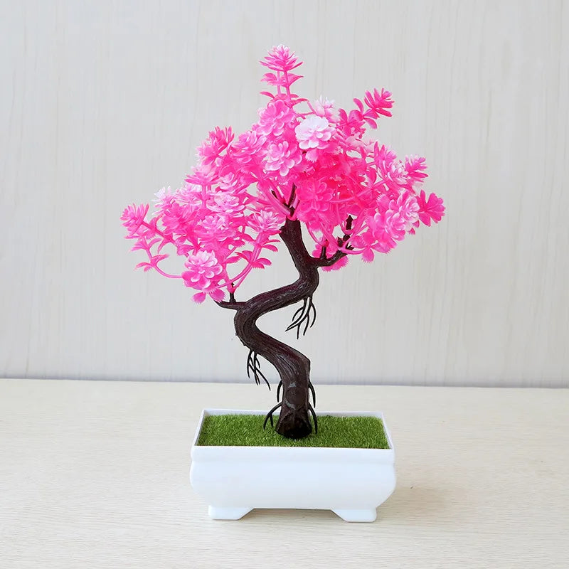 Kit de Bonsai Artificial Decorativo para Ambientes