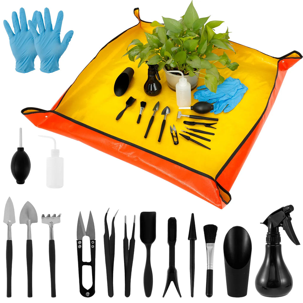 Kit 13 Peças Completo de Ferramentas para Jardinagem e Suculentas